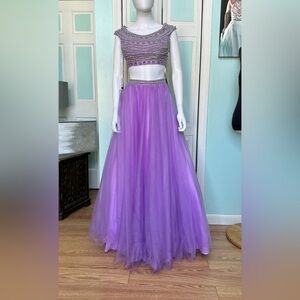 Clarisse Lavender Two-Piece Prom Dress